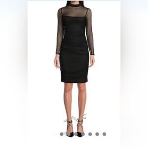 Calvin Klein Black Long Sleeve Dress